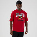 Atlanta Falcons NFL International Series Games 2025 Red Oversized T-Shirt-zelvios