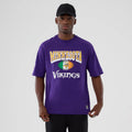 Minnesota Vikings NFL International Series Games 2025 Purple Oversized T-Shirt-zelvios