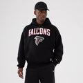 Atlanta Falcons NFL International Series Games 2025 Black Premium Pullover Hoodie-kentox