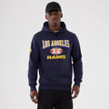 LA Rams NFL International Series Games 2025 Navy Pullover Hoodie-zelvios