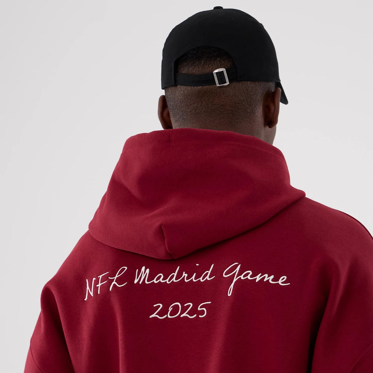 Washington Commanders NFL International Series Games 2025 Dark Red Premium Pullover Hoodie-zelvios