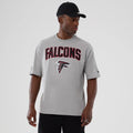 Atlanta Falcons NFL International Series Games 2025 Grey Premium T-Shirt-zelvios