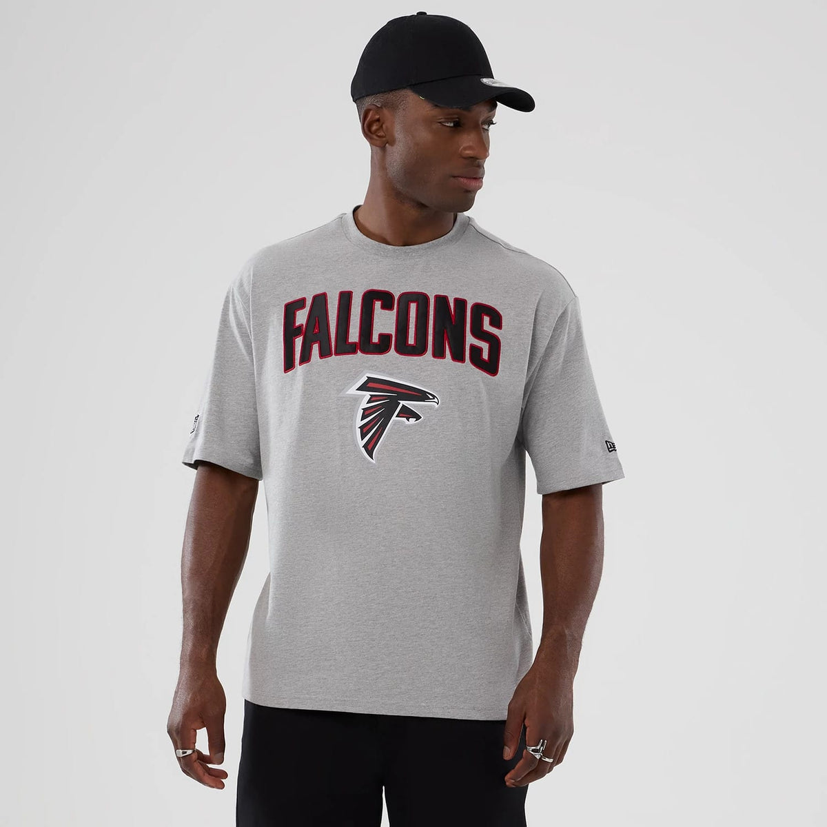 Atlanta Falcons NFL International Series Games 2025 Grey Premium T-Shirt-zelvios