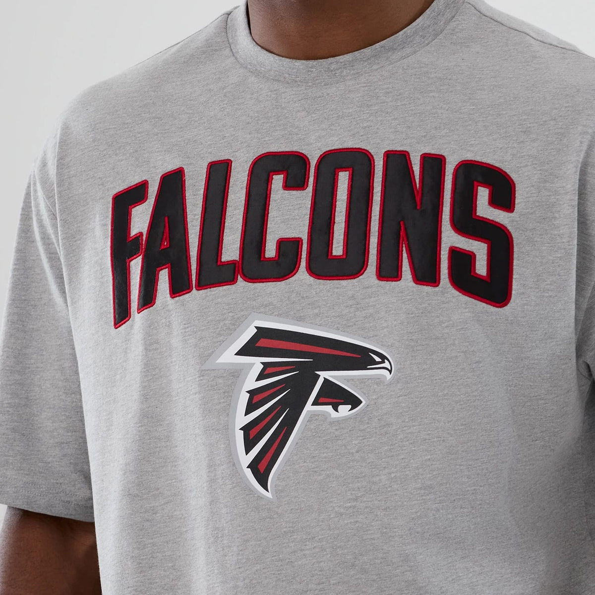 Atlanta Falcons NFL International Series Games 2025 Grey Premium T-Shirt-zelvios