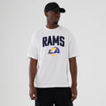 LA Rams NFL International Series Games 2025 White Premium T-Shirt-zelvios