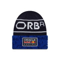 Red Bull Racing Youth Team Dark Blue Cuff Knit Beanie Hat-zelvios