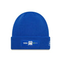 Visa Cash App Racing Bulls Team Waffle Bright Blue Cuff Knit Beanie Hat-zelvios