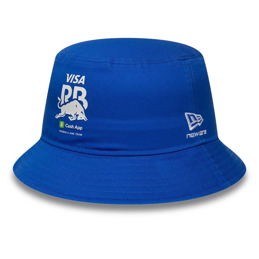 Visa Cash App Racing Bulls Essential Bright Blue Bucket Hat-zelvios