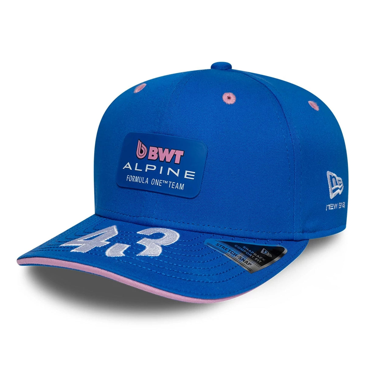 Alpine Racing Franco Colapinto Blue 9SEVENTY Stretch Snap Adjustable Cap-zelvios