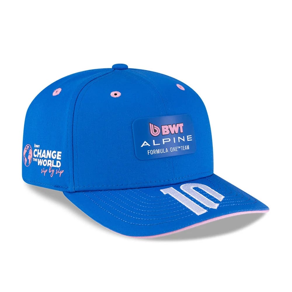Alpine Racing Pierre Gasly Blue 9SEVENTY Stretch Snap Adjustable Cap-zelvios