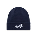 Alpine Racing Essential Dark Blue Cuff Knit Beanie Hat-zelvios
