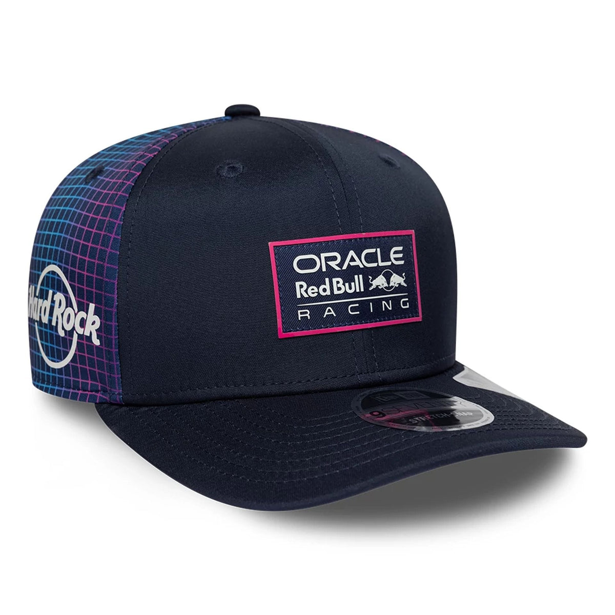Red Bull Racing Miami Race Special Navy 9SEVENTY Stretch Snap Adjustable Cap-zelvios