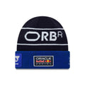 Red Bull Racing Replica Max Verstappen Dark Blue Cuff Knit Beanie Hat-zelvios