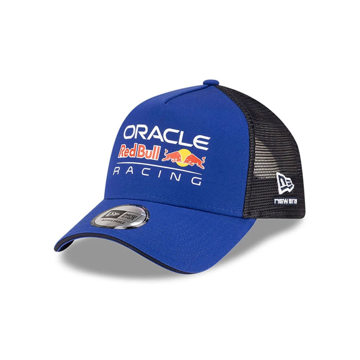 Red Bull Racing Essential Dark Blue 9FORTY A-Frame Trucker Adjustable Cap-zelvios