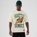 Seattle Supersonics NBA Hardwood Classic Cream T-Shirt-zelvios