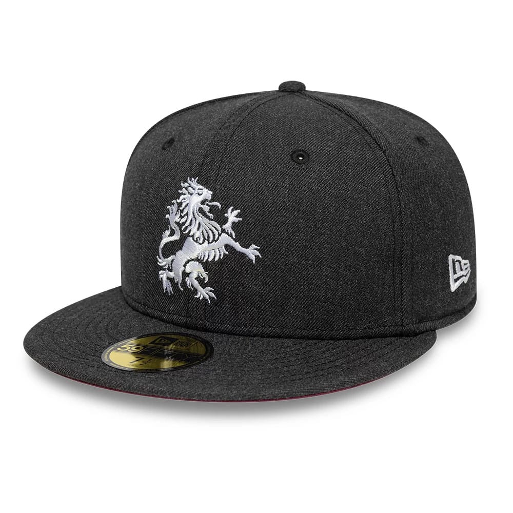 Aston Villa FC Gas Lamp Black 59FIFTY Fitted Cap-zelvios