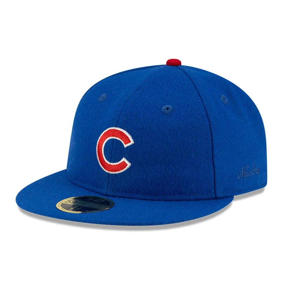 Chicago Cubs FOG X MLB Blue Retro Crown 59FIFTY Fitted Cap-zelvios