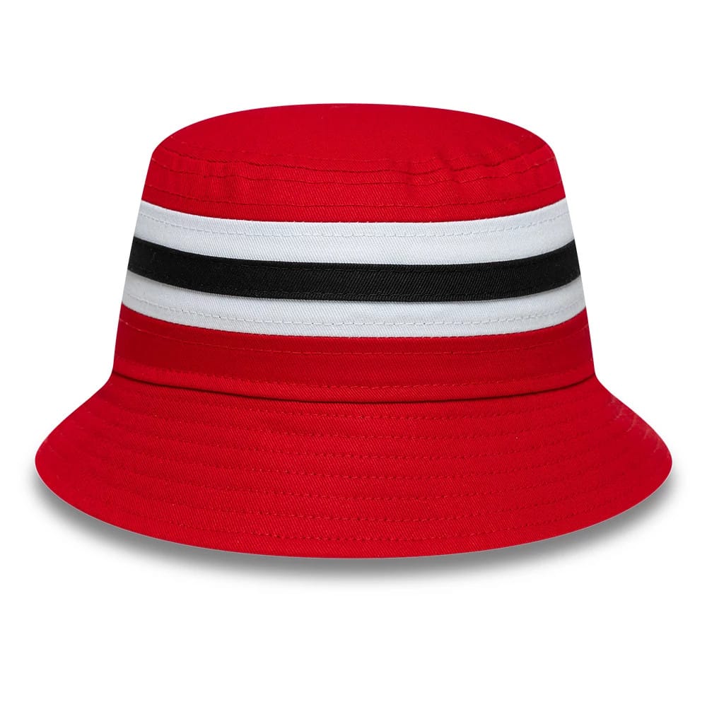 Manchester United FC Infant Stripe Red Bucket Hat-zelvios