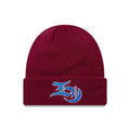 EDWIN x New Era Dark Red Cuff knit Beanie Hat-kentox