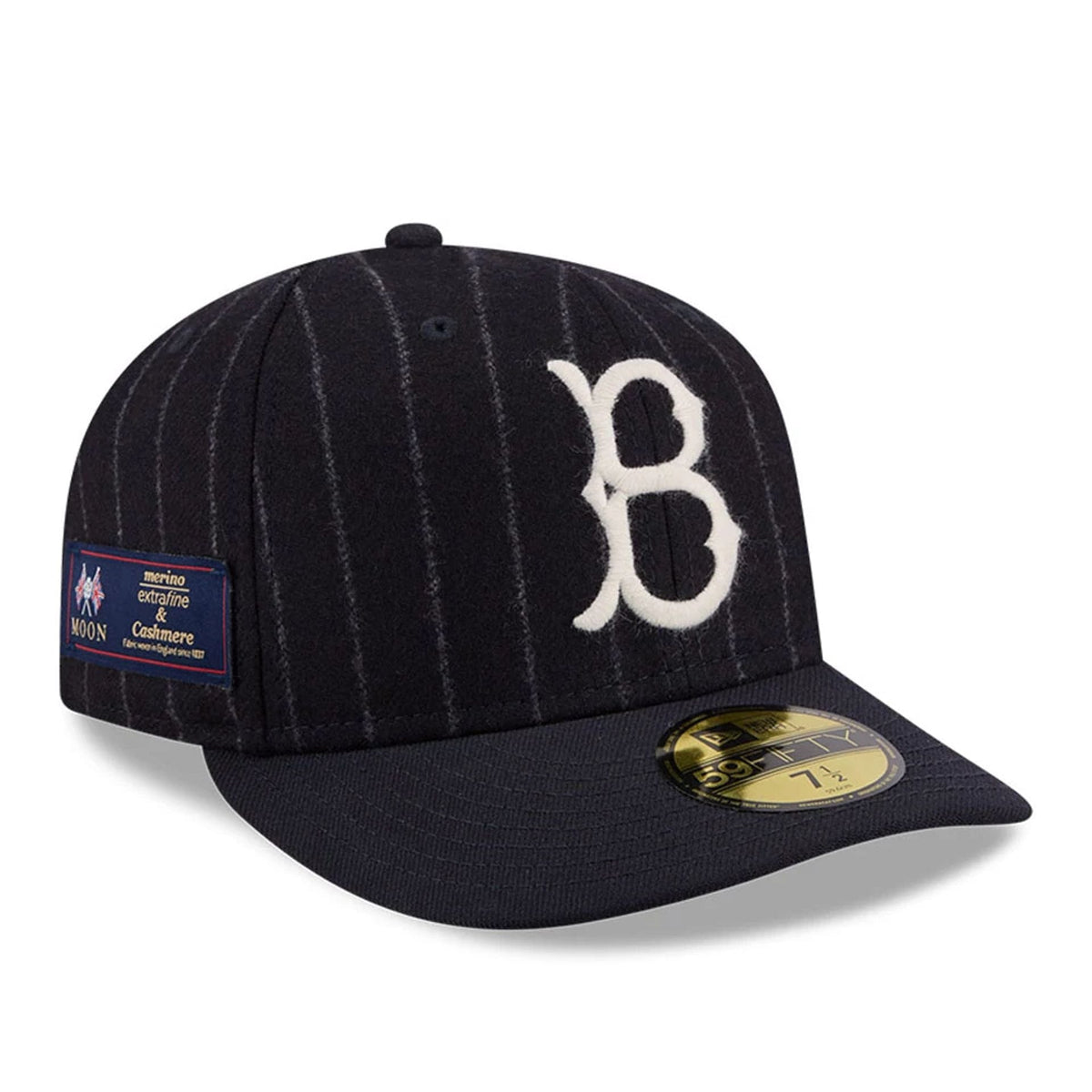 Brooklyn Dodgers MLB X Moon Navy 59FIFTY Fitted Cap-zelvios