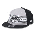 LA Kings NHL Team Stripes Black Retro Crown 9FIFTY Adjustable Cap-zelvios