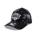 LA Kings NHL Bleached Denim Black 9TWENTY A-Frame Adjustable Cap-zelvios