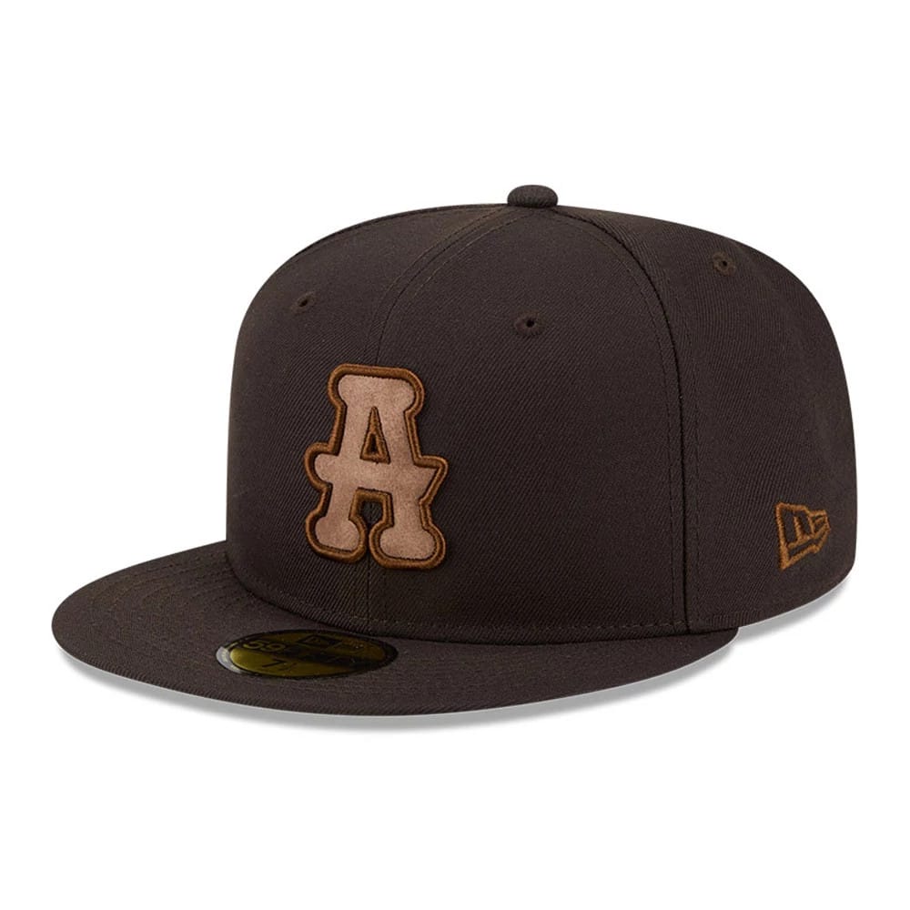 Atlanta Black Crackers MLB Negro League Dark Brown 59FIFTY Fitted Cap-zelvios