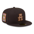 Atlanta Black Crackers MLB Negro League Dark Brown 59FIFTY Fitted Cap-zelvios