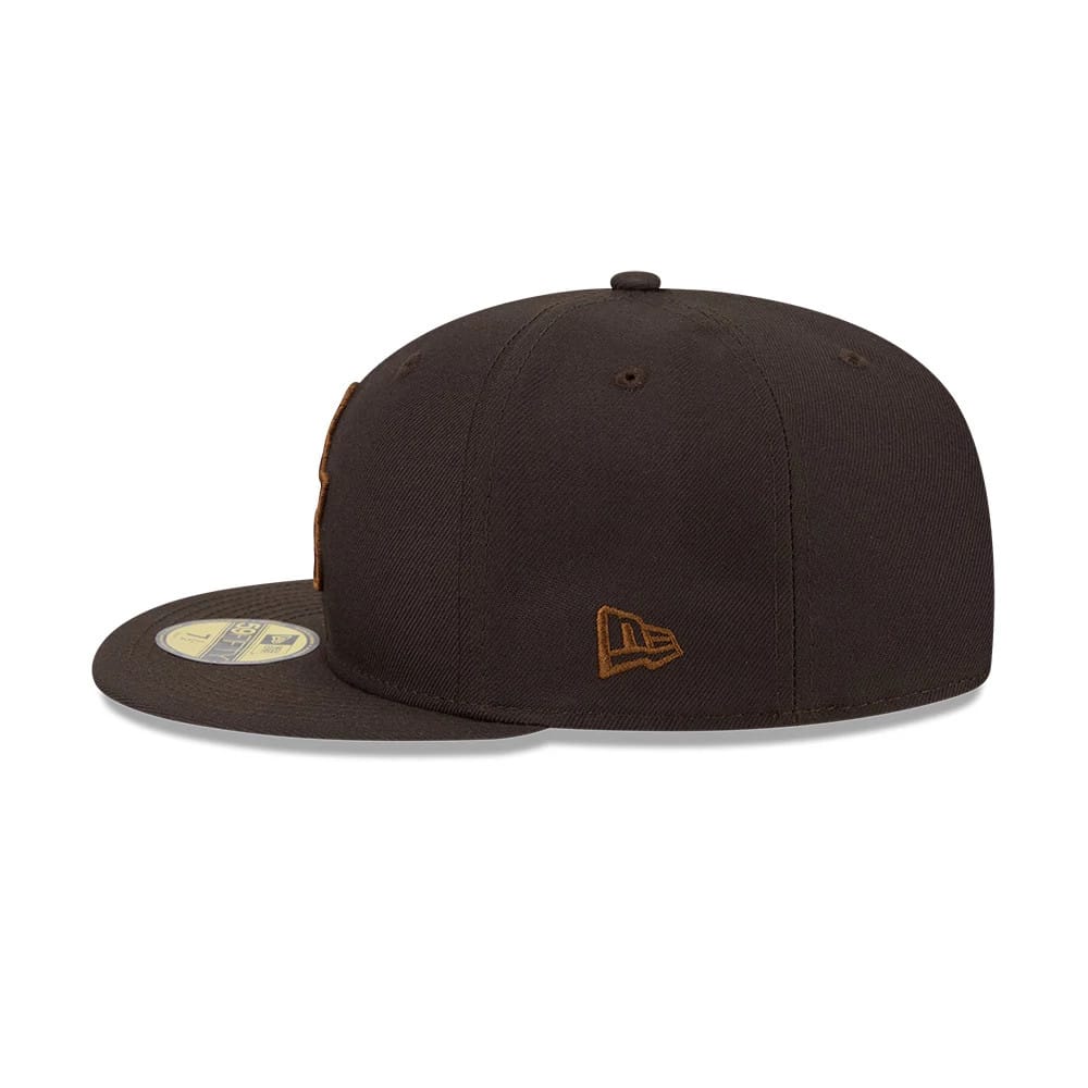 Atlanta Black Crackers MLB Negro League Dark Brown 59FIFTY Fitted Cap-zelvios
