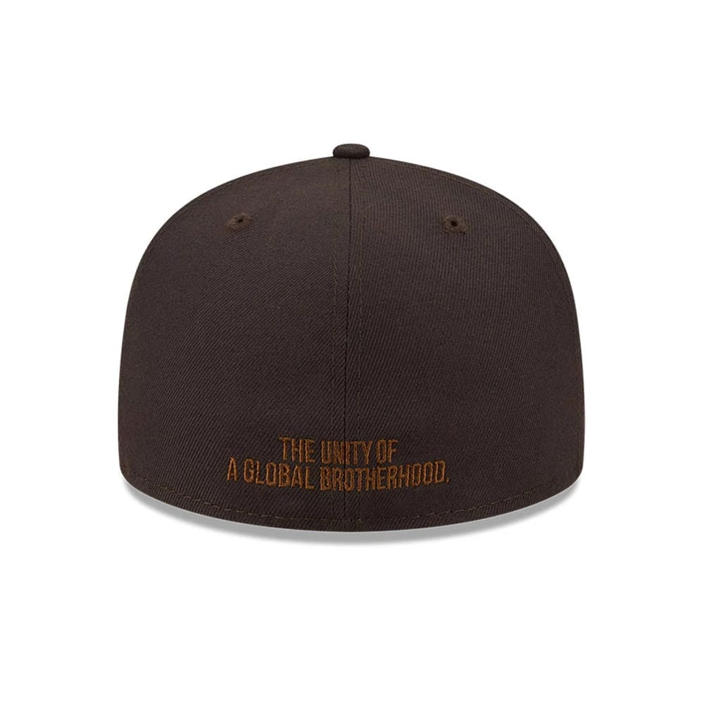 Atlanta Black Crackers MLB Negro League Dark Brown 59FIFTY Fitted Cap-zelvios