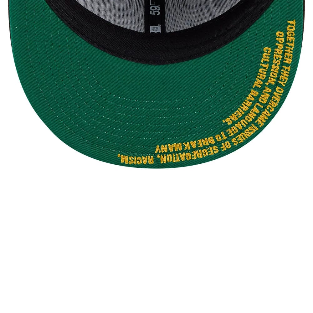 Atlanta Black Crackers MLB Negro League Dark Brown 59FIFTY Fitted Cap-zelvios