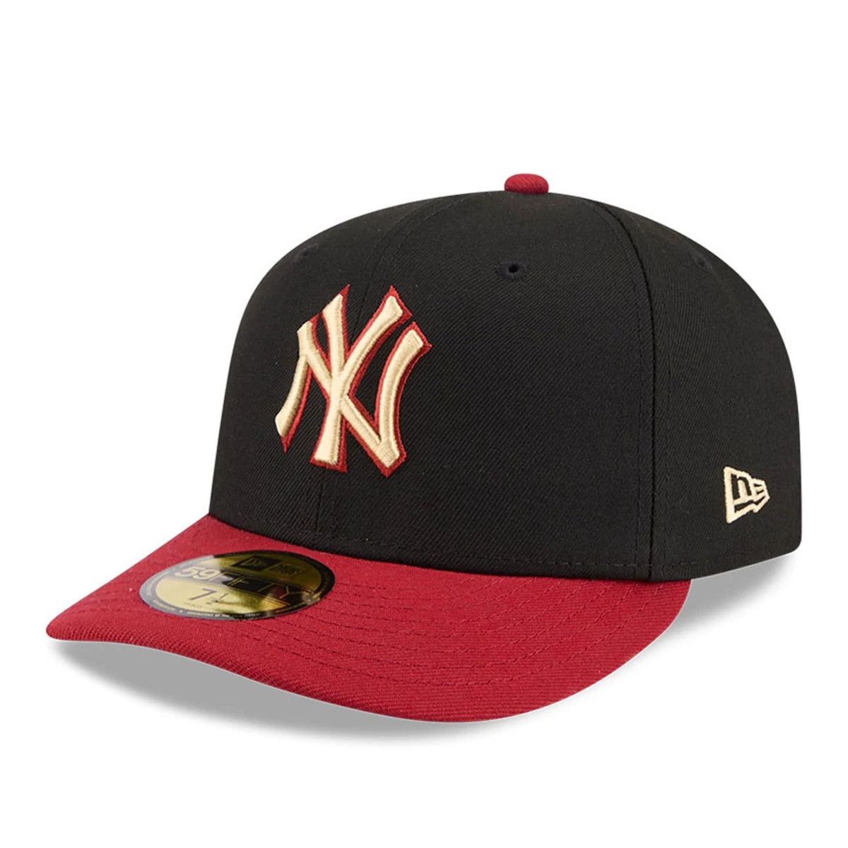 New York Yankees MLB Team Cards Black 59FIFTY Fitted Cap-zelvios