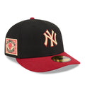 New York Yankees MLB Team Cards Black 59FIFTY Fitted Cap-zelvios