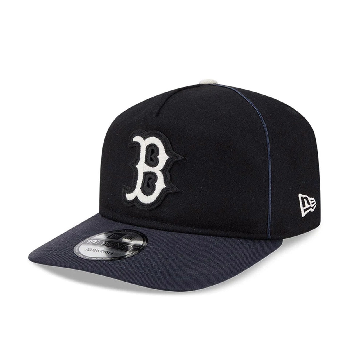 Boston Red Sox MLB Felt Logo Navy 19TWENTY Adjustable Cap-zelvios