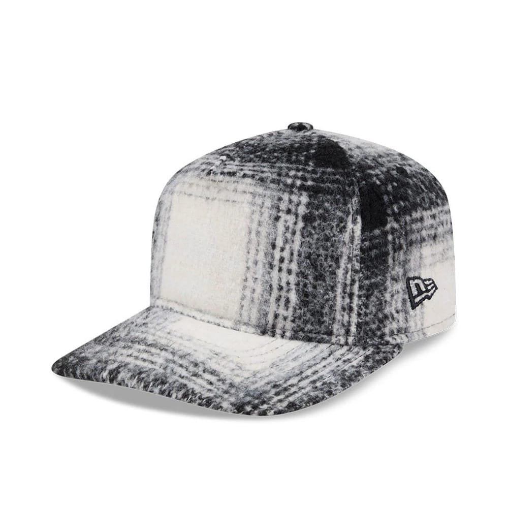 New Era White & Black Plaid 19TWENTY Adjustable Cap-zelvios