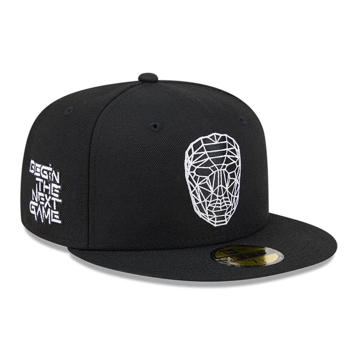 Netflix Squid Game Mask Black 59FIFTY Fitted Cap-zelvios
