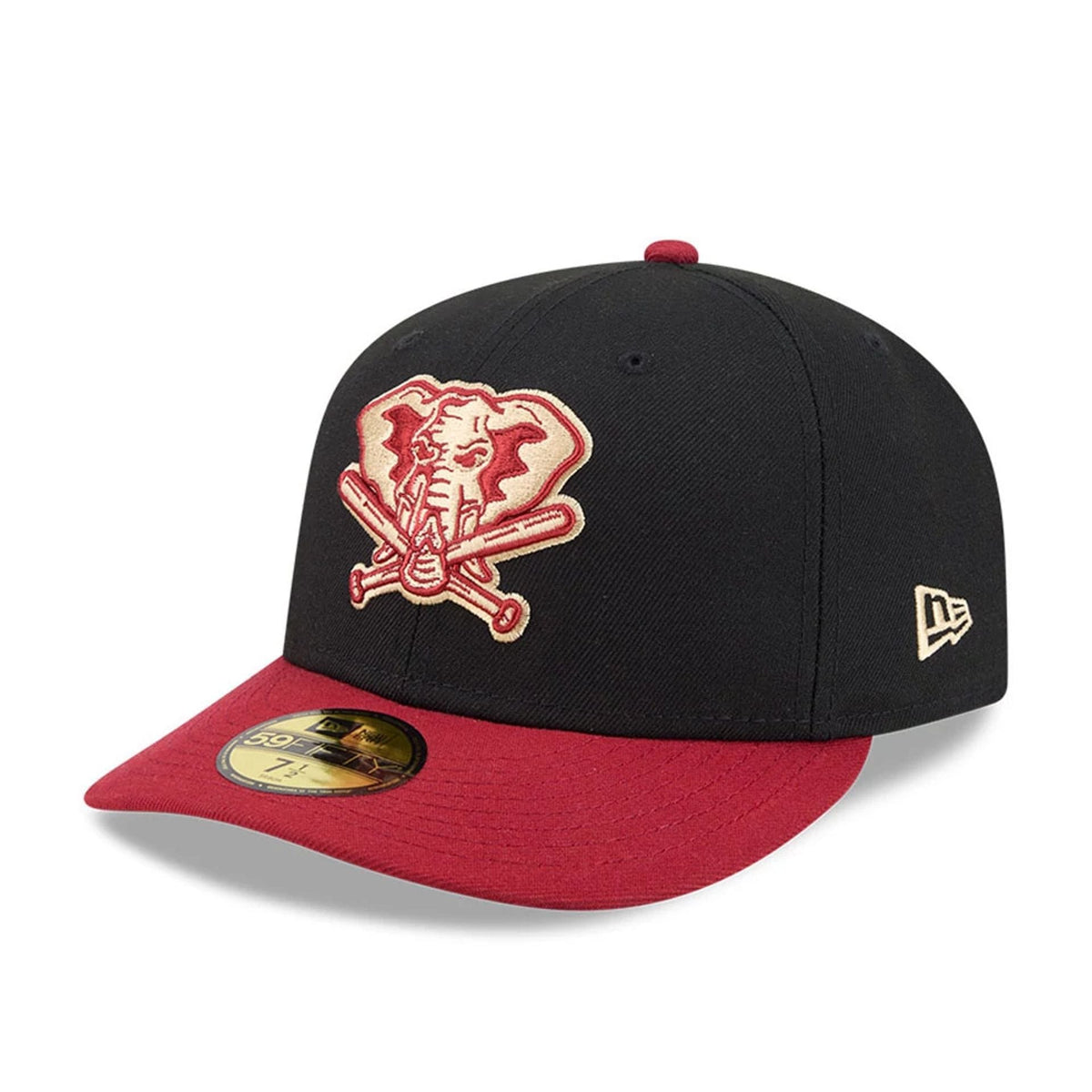 Athletics MLB Team Cards Black 59FIFTY Fitted Cap-zelvios