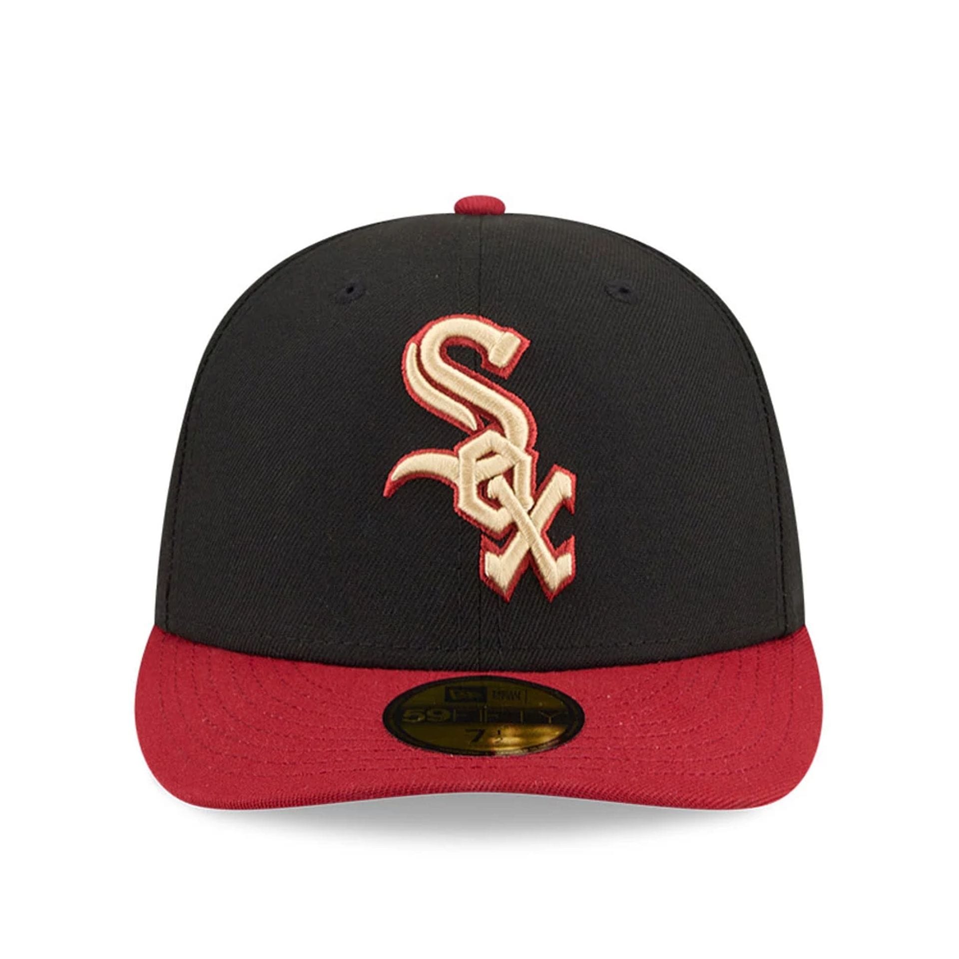 Chicago White Sox MLB Team Cards Black 59FIFTY Fitted Cap-kentox