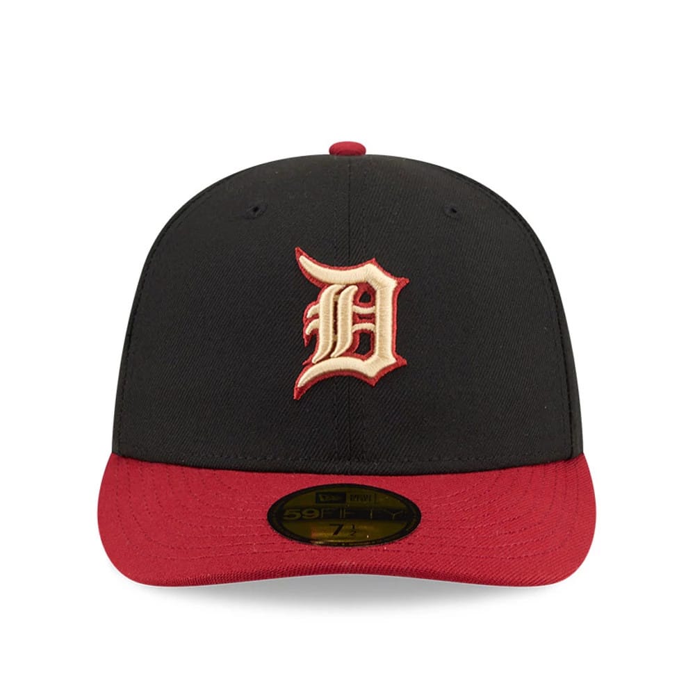 Detroit Tigers MLB Team Cards Black 59FIFTY Fitted Cap-kentox