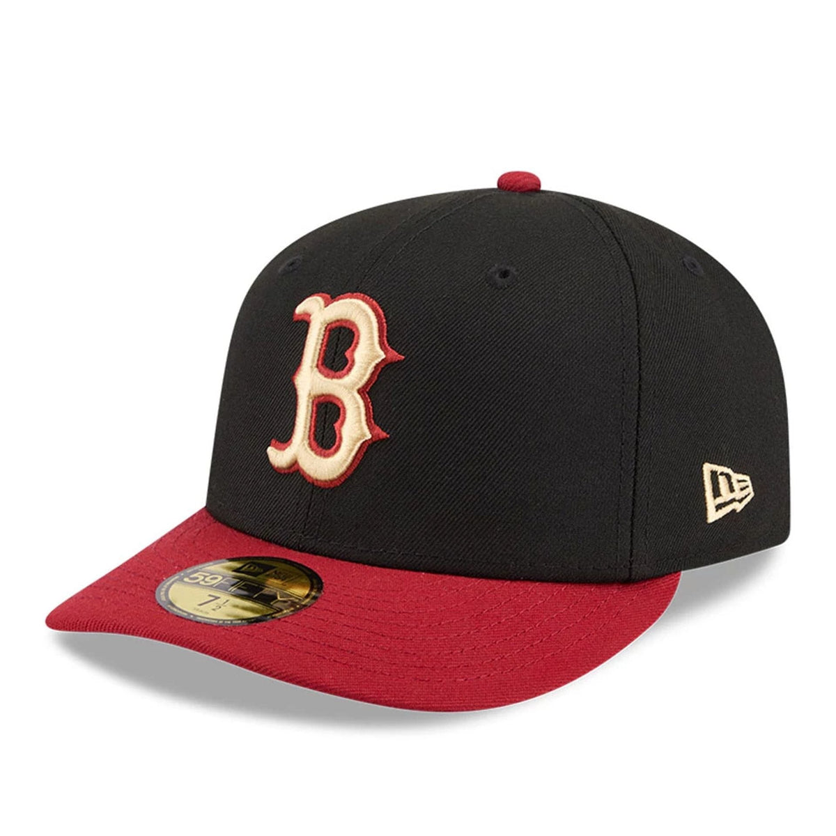 Boston Red Sox MLB Team Cards Black 59FIFTY Fitted Cap-zelvios