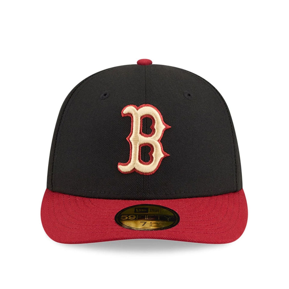 Boston Red Sox MLB Team Cards Black 59FIFTY Fitted Cap-zelvios