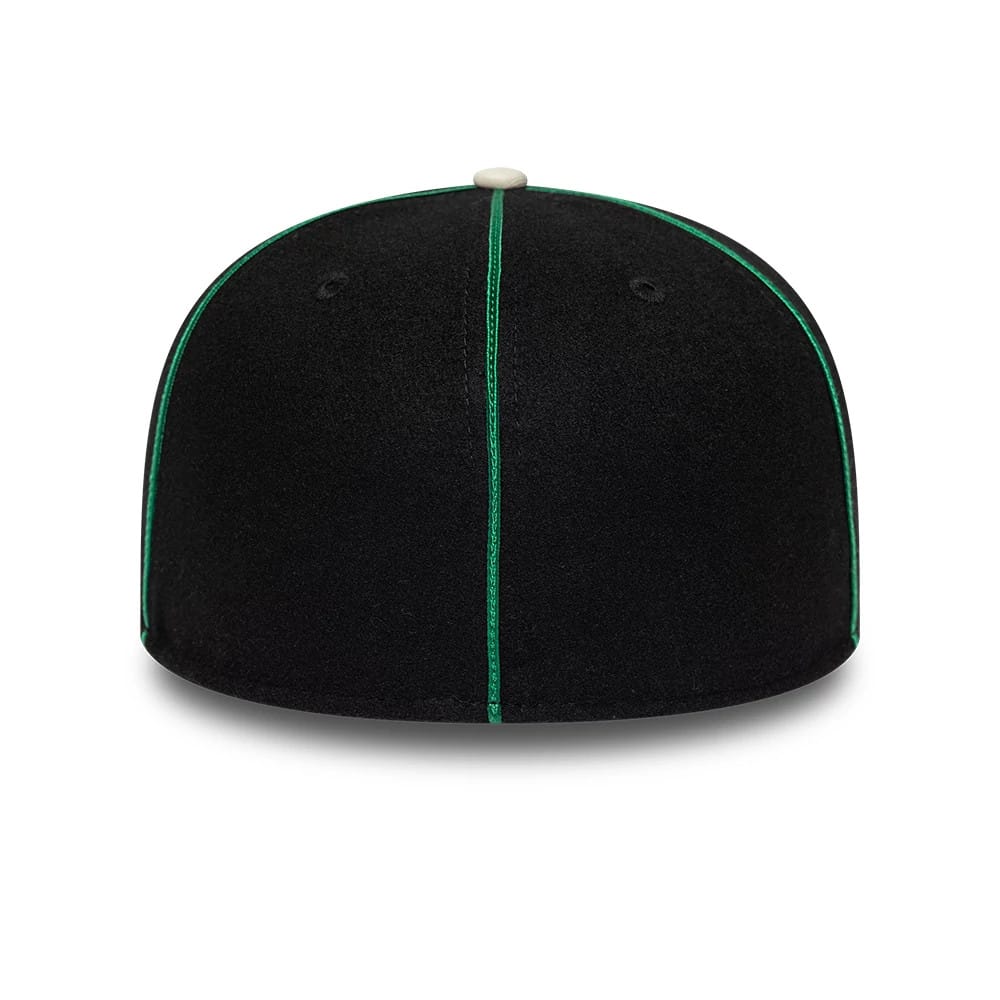 Boston Celtics NBA Felt Logo Green Retro Crown 59FIFTY Fitted Cap-zelvios