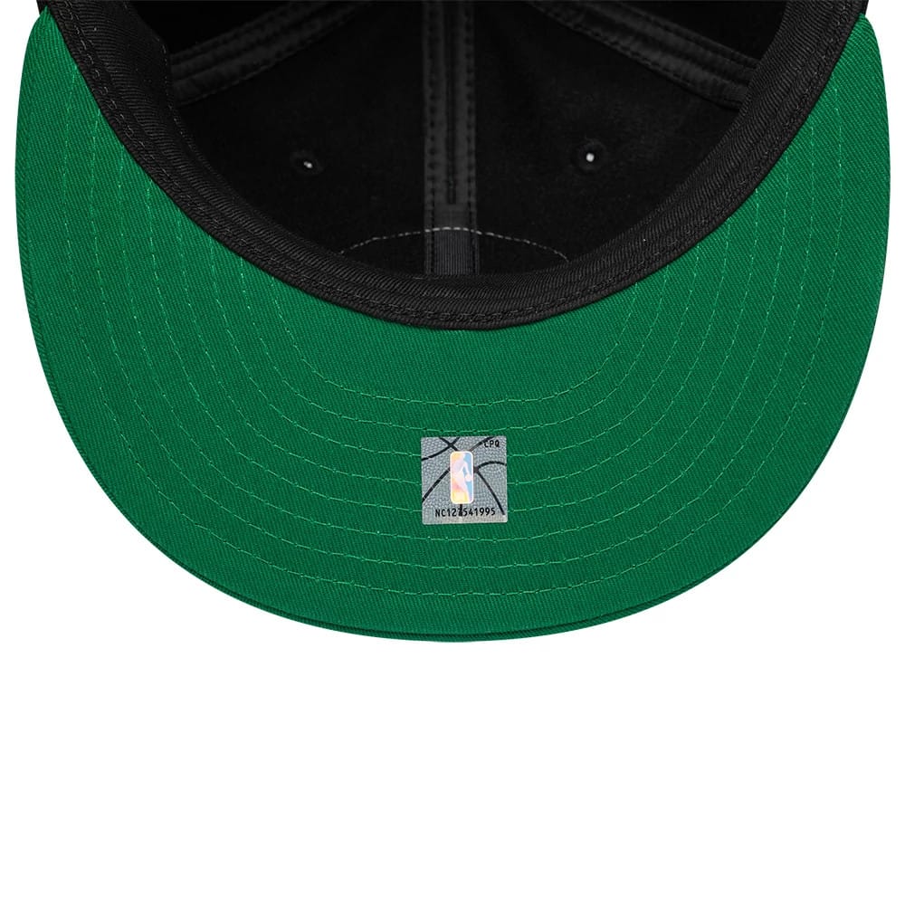 Boston Celtics NBA Felt Logo Green Retro Crown 59FIFTY Fitted Cap-zelvios