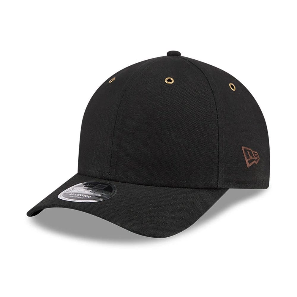 New Era Black 9FORTY M-Crown Adjustable Cap-zelvios