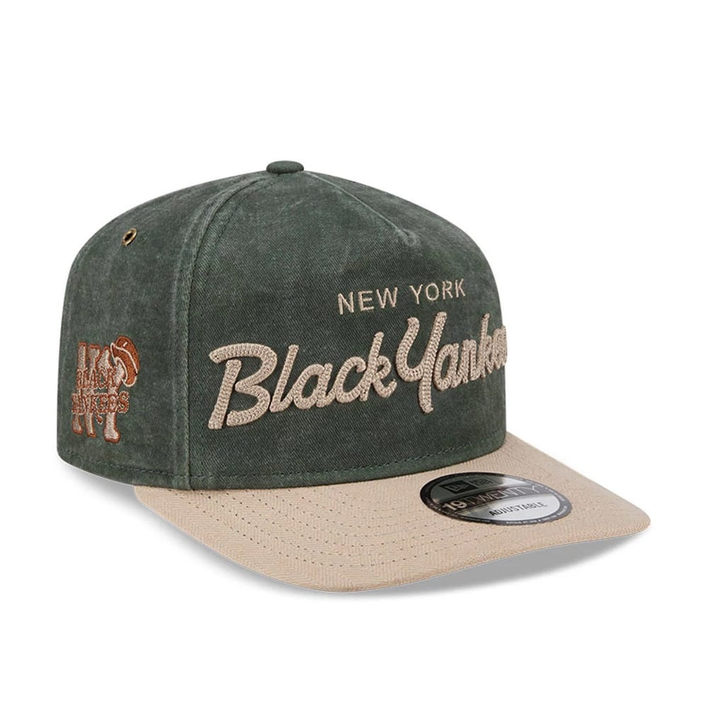 New York Black Yankees MLB Negro League Dark Green 19TWENTY Adjustable Cap-zelvios