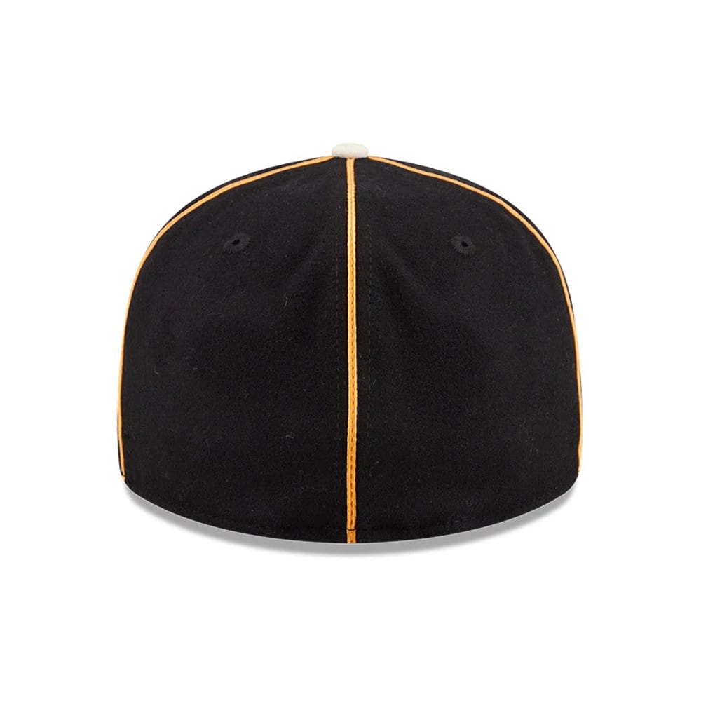 Boston Bruins NHL Felt Logo Black Retro Crown 59FIFTY Fitted Cap-zelvios