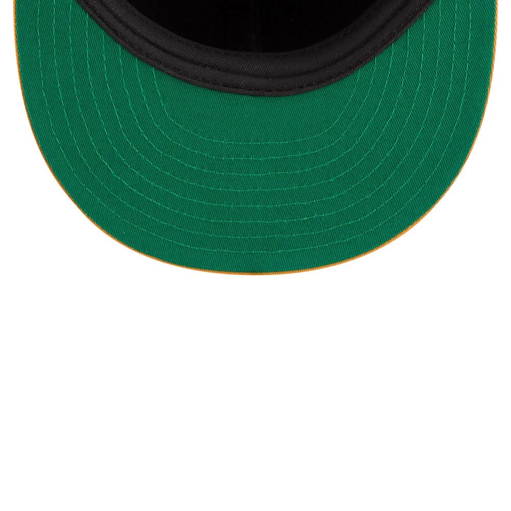 Boston Bruins NHL Felt Logo Black Retro Crown 59FIFTY Fitted Cap-zelvios