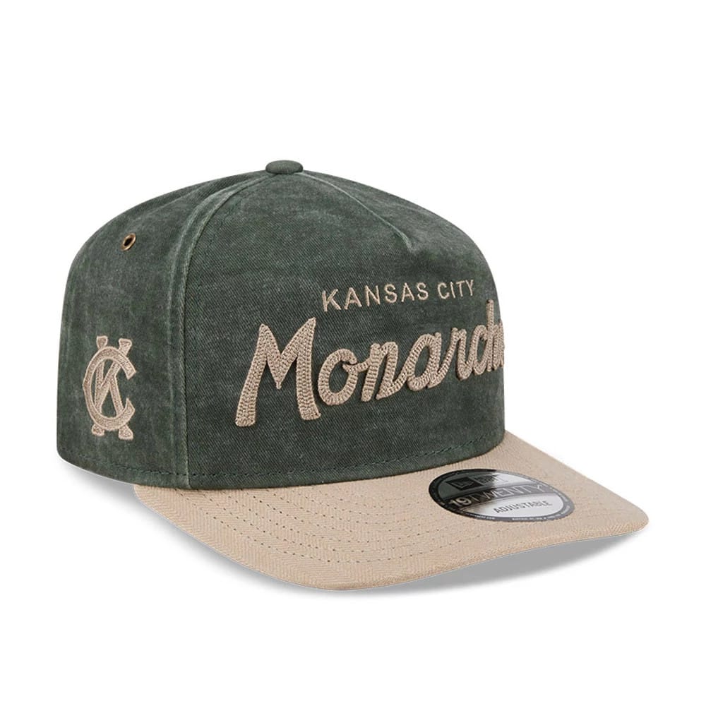Kansas City Monarchs MLB Negro League Dark Green 19TWENTY Adjustable Cap-zelvios