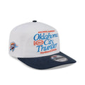 Oklahoma City Thunder NBA Conference White 19TWENTY Adjustable Cap-zelvios