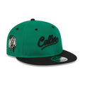 Boston Celtics NBA Chainstitch Script Green Retro Crown 9FIFTY Adjustable Cap-zelvios